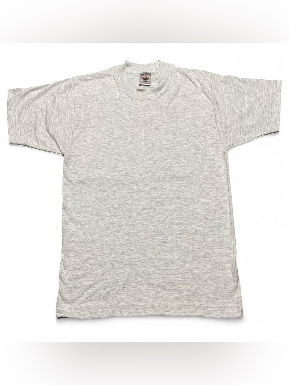 Vintage Supercotton Fruit of the Loom Gray Short Sleeve Crewneck T-Shirt USA